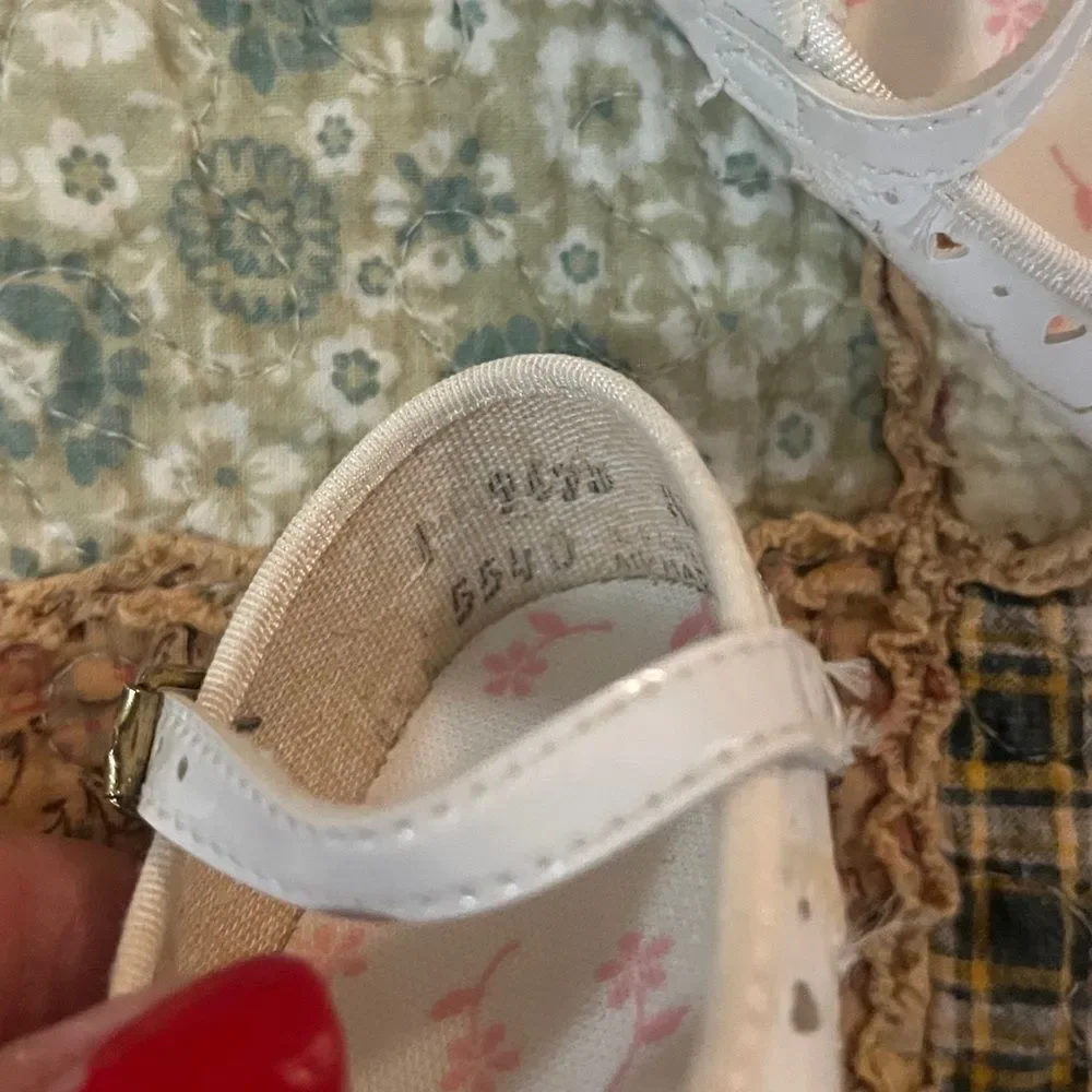 Baby white shoes